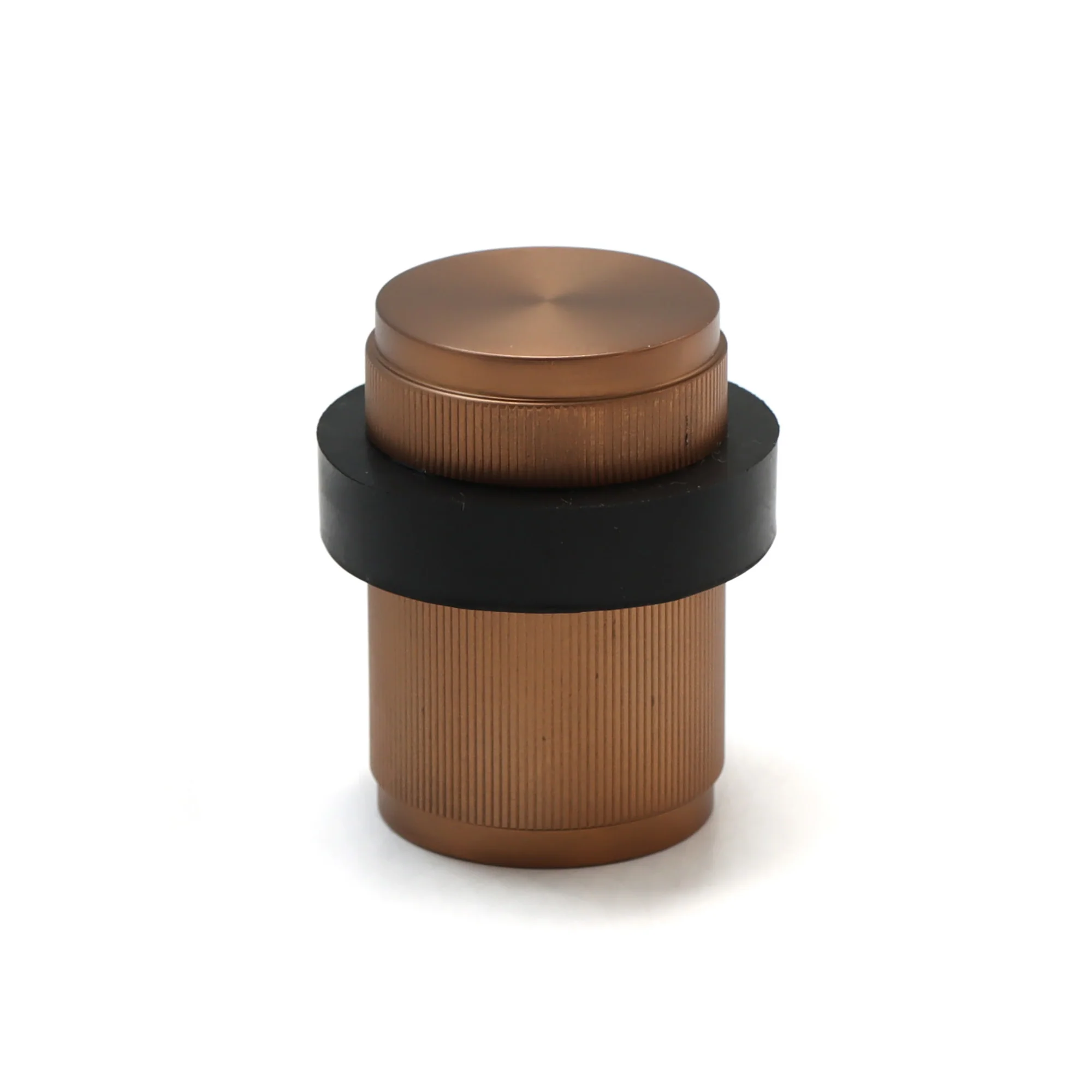 Fluted Round Door Stopper - Rose Gold (123464)